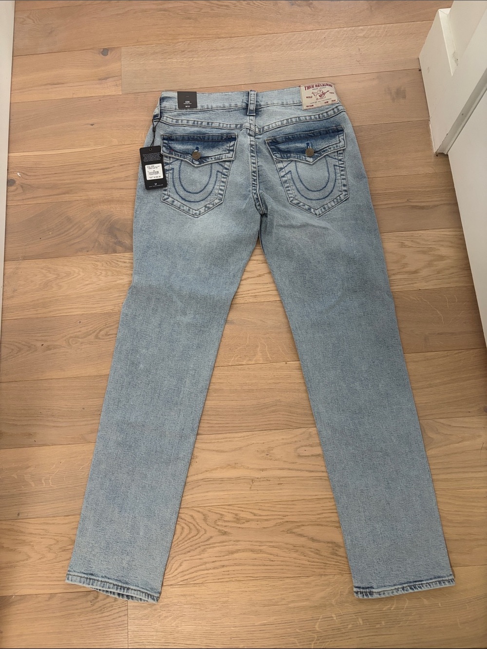 True Religion Light Blue Relaxed Slim Leg Jeans - Men’s